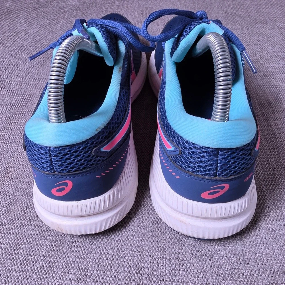 Asics Gel-Contend 7 Women 9 Blue Pink 1012B228 Running Shoes